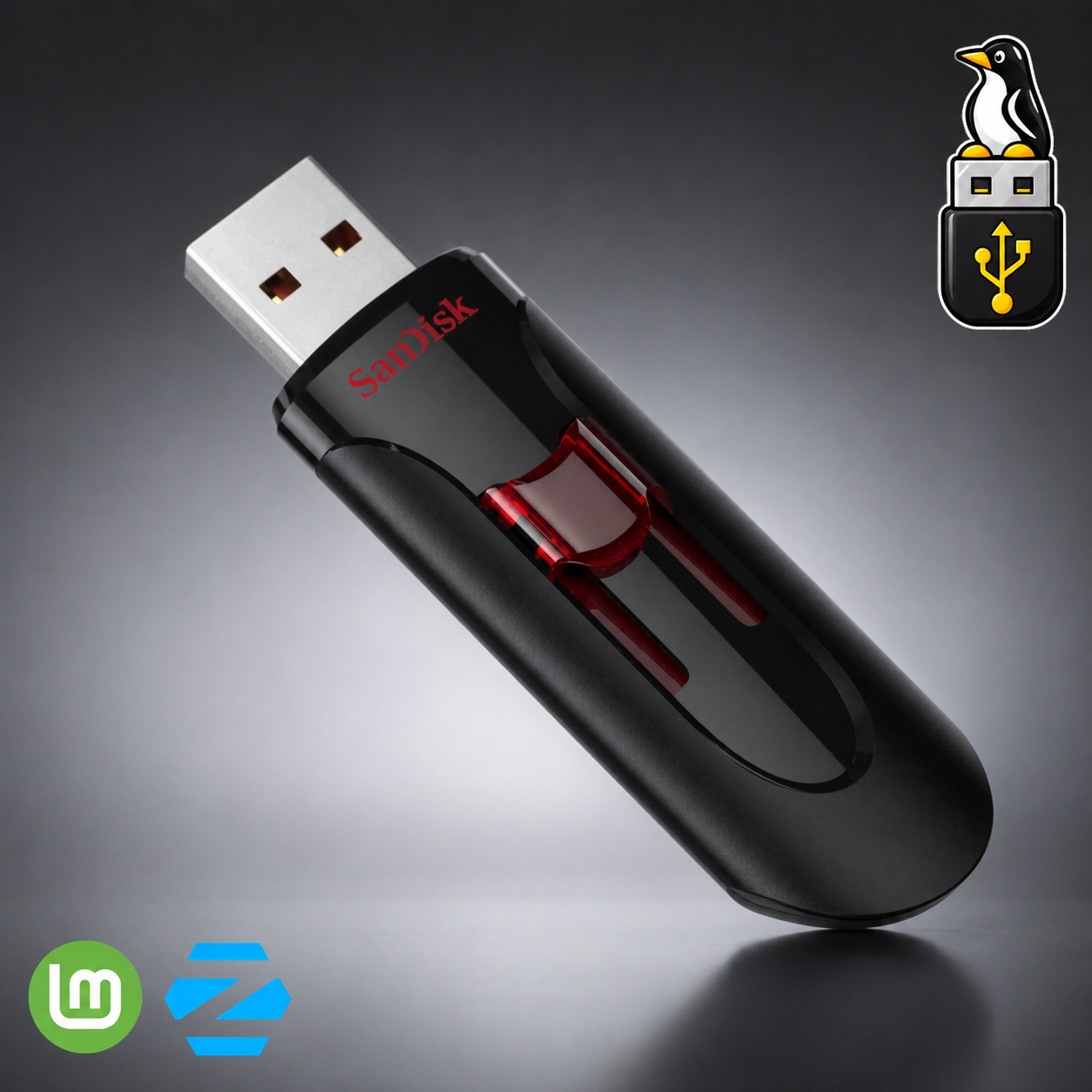 USB Flashdisk Paket Pemula - Linux Mint