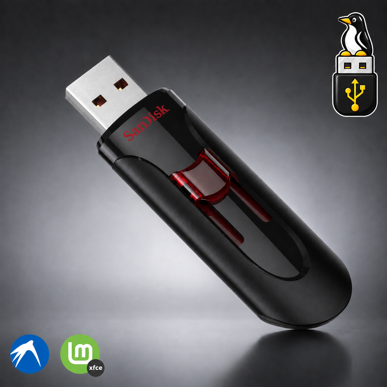USB Flashdisk Paket Laptop Jadul - Lubuntu