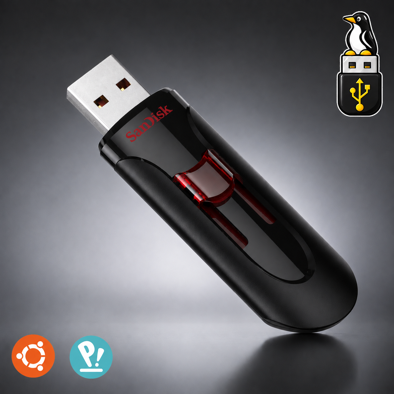 USB Flashdisk Paket Programmer - Ubuntu